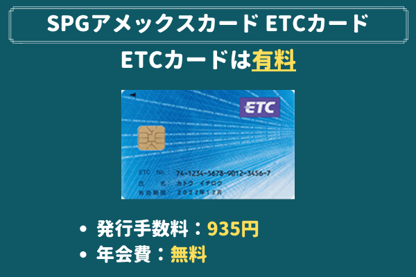 SPGアメックス　ETCカード
